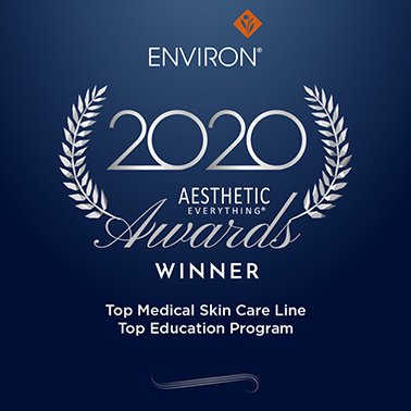 Environ top medical skincare award winner huidverbetering huidverzorging verzorgingsproducten 2020